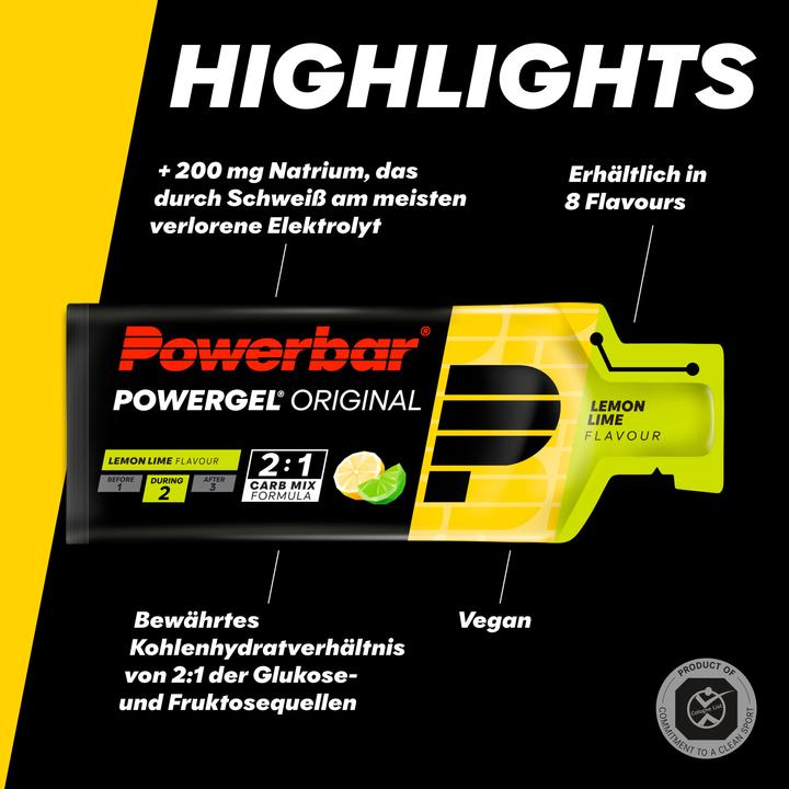Immagine prodotto Powerbar Originale (Calce dolcissima, Limone, 24 pz., 984 g)