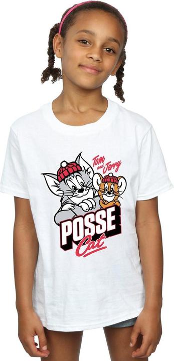 Immagine prodotto Tom & Jerry Posse Cat Maglietta Ragazze (152, 158)