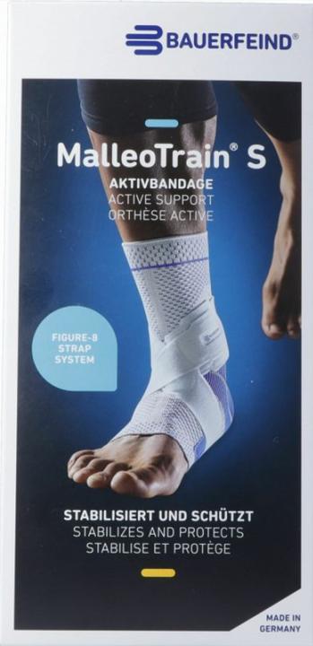 Actual product image MalleoTrain S Active bandage right titanium (4)