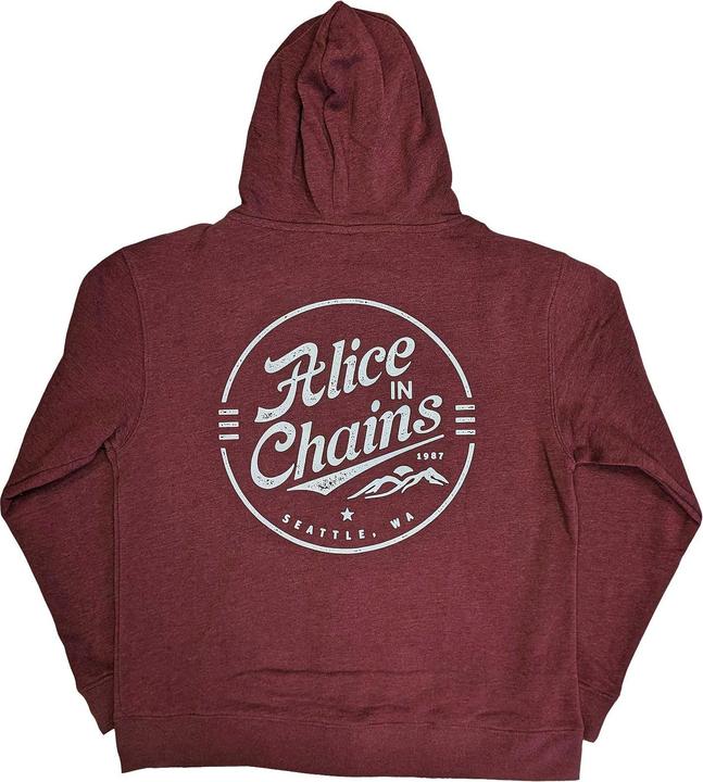Produktbild Alice In Chains Hoodie mit durchgehendem Reissverschluss (M)