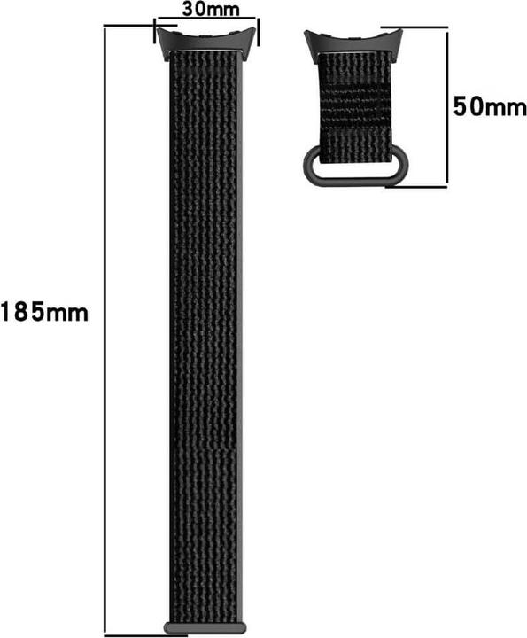 Produktbild Cover-Discount Google Pixel Watch 3 - 45mm - Nylon Stoff Band flexibel mit Klett (Nylon)