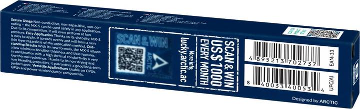 Produktbild Arctic MX-5 (15.60 W/m K, 4 g)