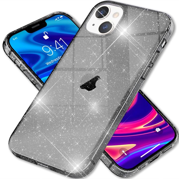 Produktbild Nalia Klare Glitzer Silikon Hülle (Apple iPhone 13)