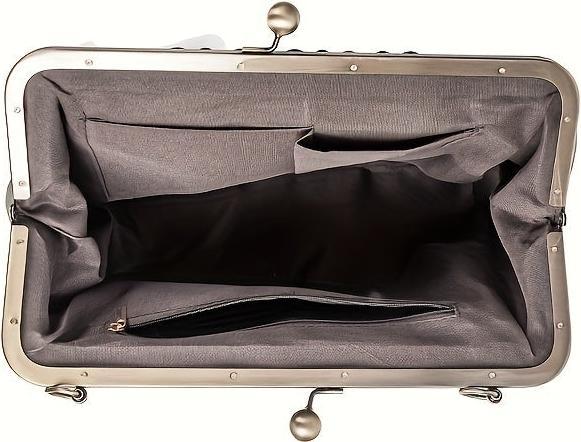 Produktbild Only-Bags.Store Schicke Retro-inspirierte Umhängetasche - dickes Kunstleder, abnehmbarer Riemen, klassische