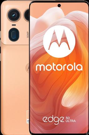 Actual product image Motorola Edge 50 Ultra (1000 GB, Peach Fuzz, 6.67", Dual SIM, 64 Mpx, 5G)