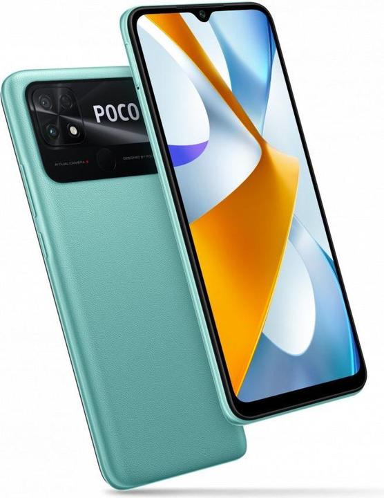 Produktbild Xiaomi Poco C40 (32 GB, Coral Green, 6.71", Dual SIM, 13 Mpx, 4G)
