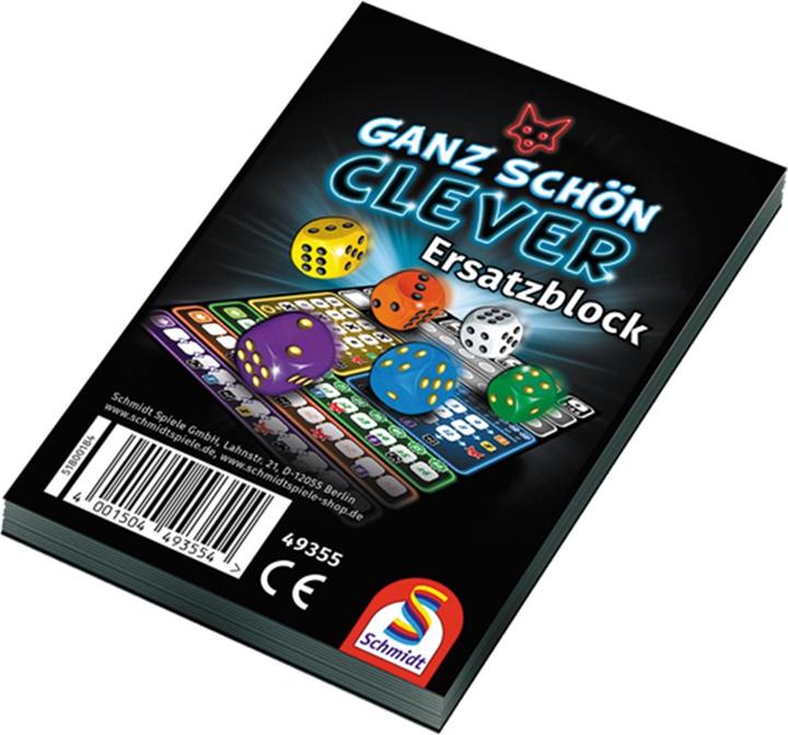Produktbild Schmidt Spiele Ganz schön clever - Zusatzblock (Deutsch)
