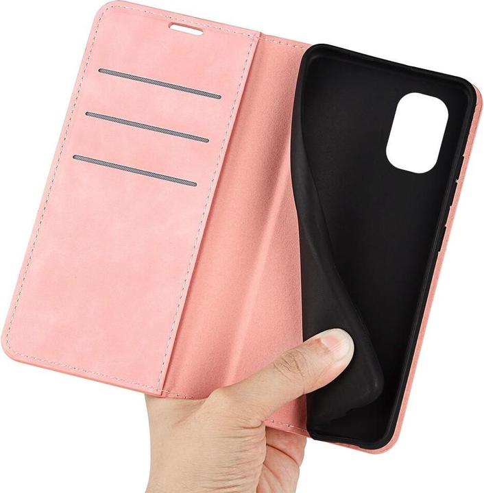 Actual product image Cover-Discount Nokia G60 - Stand Flip Case Cover pink (Nokia G60)