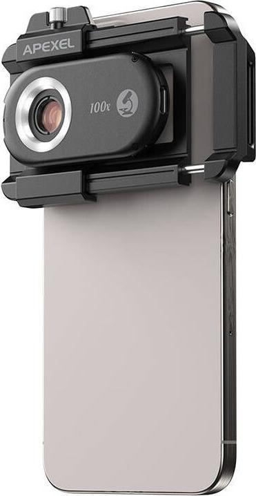 Actual product image Apexel Lens for phone 100x APL-MS100
