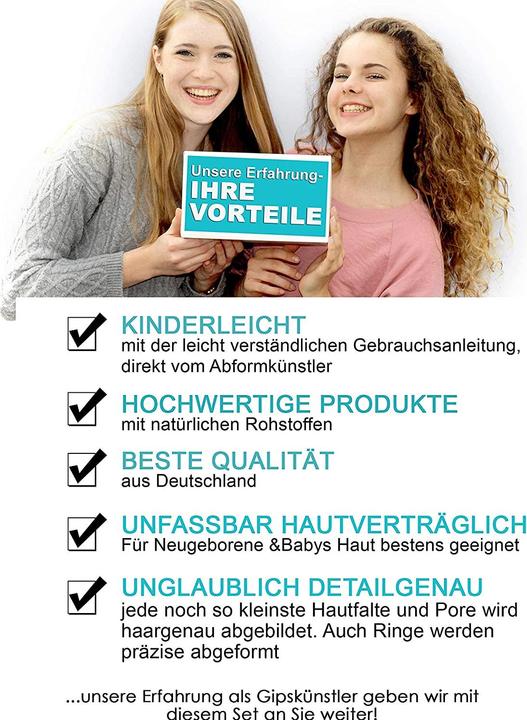 Produktbild Bambelina Handabdruck Set für Paare