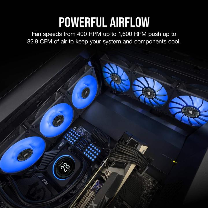 Actual product image Corsair ML ELITE Series (140 mm, 1 x)