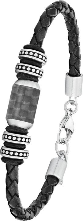 Produktbild S.Oliver Armschmuck (22 cm, Edelstahl, Carbon)
