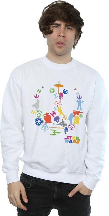 Image du produit Star Wars - Sweat SILHOUETTE COLLAGE - Homme (XXL)