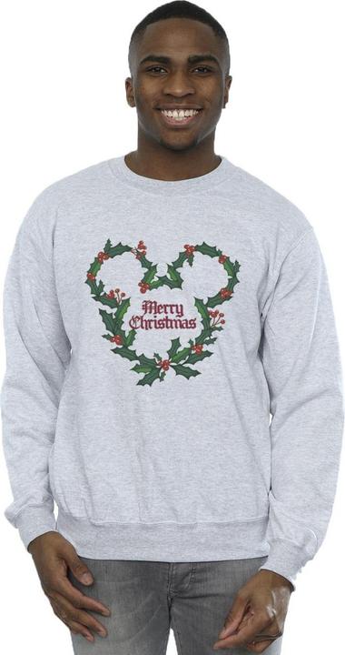 Produktbild Disney Mickey Mouse Merry Christmas Holly Sweatshirt (S)