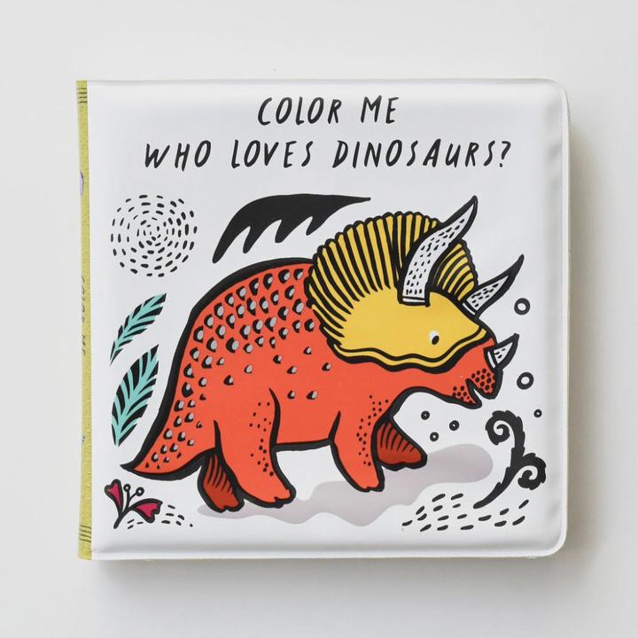 Produktbild Wee Gallery Badebuch Colour Me Dinosaurs