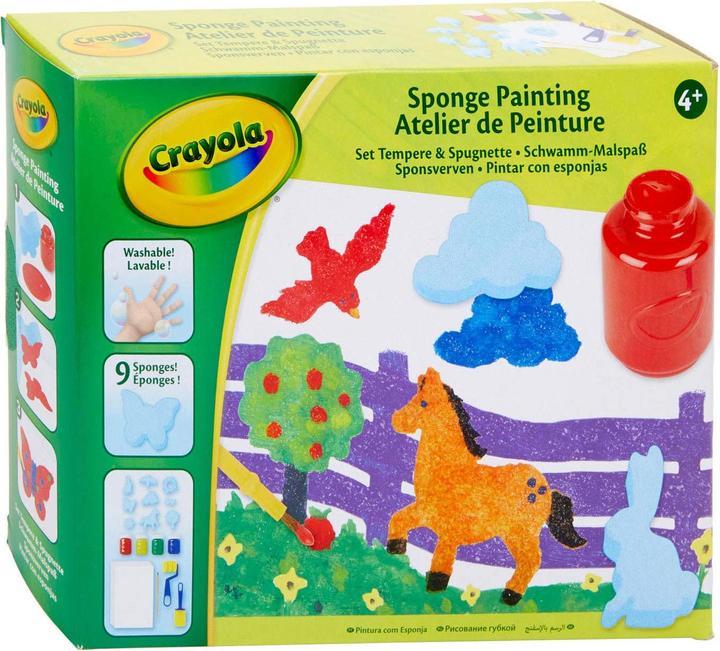 Actual product image Crayola Craft set painting with sponge