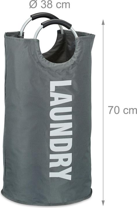 Image du produit Relaxdays Corbeille à linge pliable (60 l)