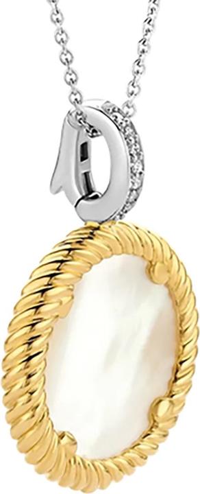 Produktbild Ti Sento Milano Kette mit Anhänger Perlmutt bicolor vergoldet 6784MW (925 Sterling Silber, 45 cm)
