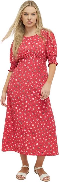 Dorothy Perkins Geraffte Manschette Petite Midi Kleid