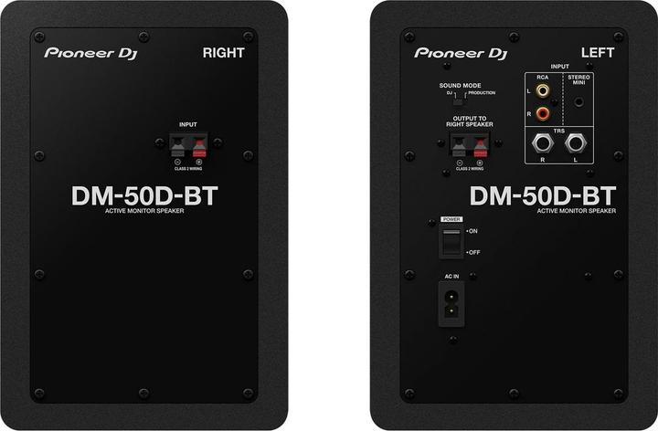 Image du produit Pioneer DJ DM-50D-BT (Actif, Couples, 2x 25 W)