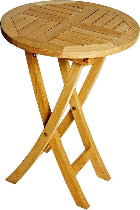 Produktbild Zebra Poker Klapptisch Ø 50cm Teak (50 cm)