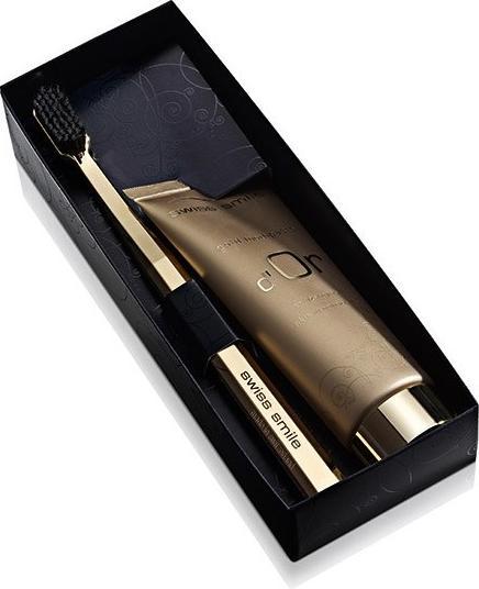 Image du produit Swiss Smile d'Or Gold Set dentifrice & brosse à dents (75 ml)