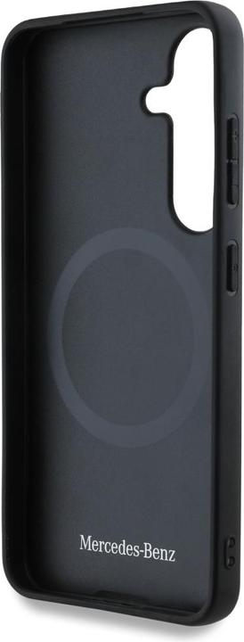 Produktbild Mercedes Leather Contrasted Blue Horizontal Curve MagSafe Case for Samsung Galaxy S25 - Black (Samsung Galaxy S25)