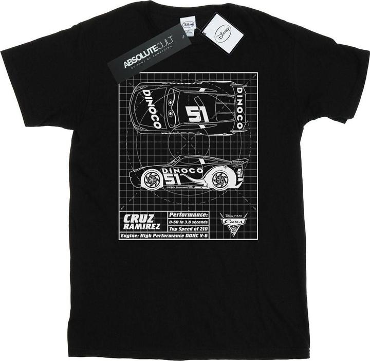 Produktbild Disney Cars Cruz Ramirez Blueprint TShirt (XL)