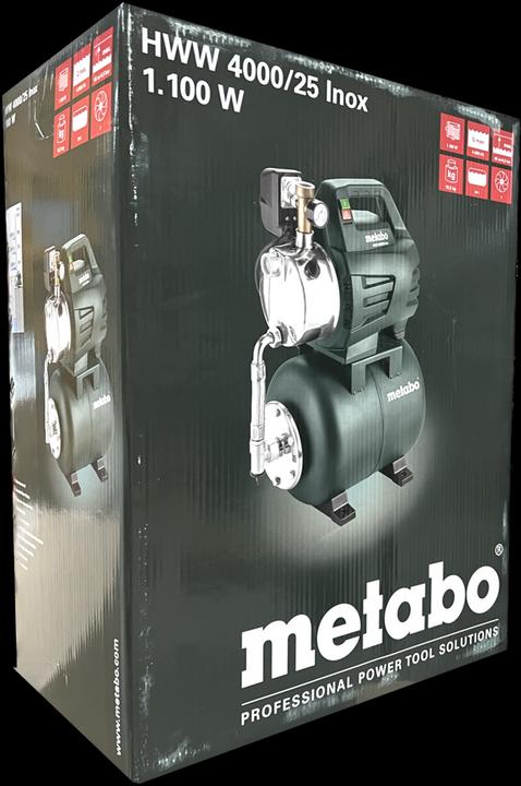 Actual product image Metabo Domestic waterworks HWW 4000/25 Inox (Domestic water pump)