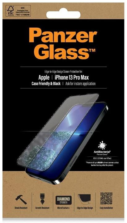 Produktbild PanzerGlass Displayschutz (1 Stück, Apple iPhone 13 Pro Max)