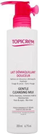Topicrem UH FACE Latte detergente delicato (Lozione detergente, 200 ml)