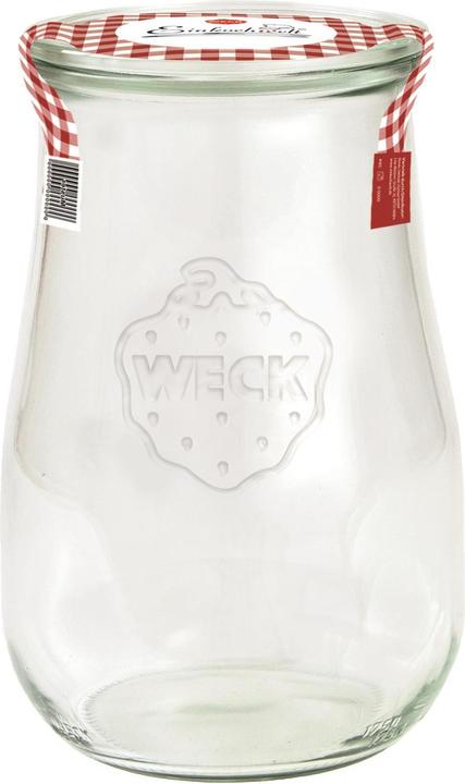 Actual product image Weck Round rim glass 'Preserving world' tulip (1 pcs., 1.50 l)