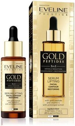 Produktbild Eveline Gold Peptide 3in1 Gesichtsserum Straffung Faltenreduktion Vitamin C 30ml (30 ml)