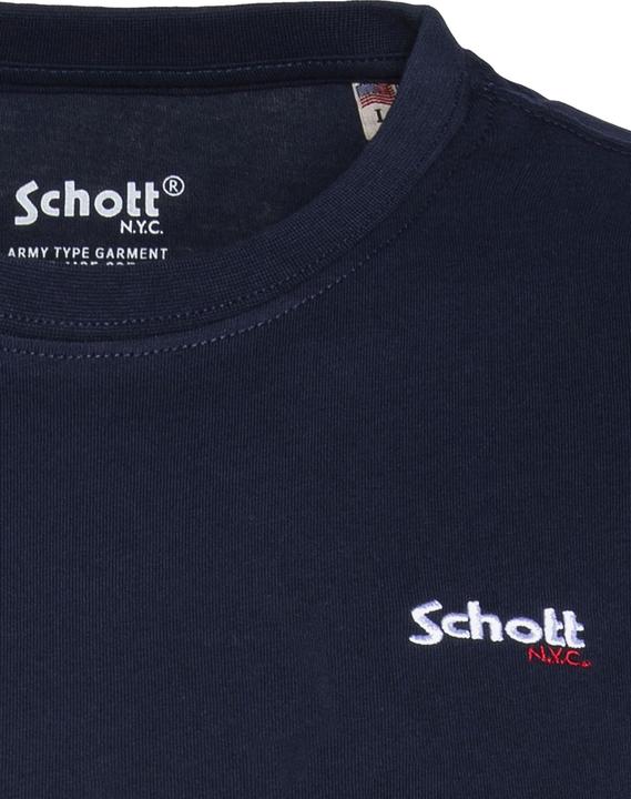 Image du produit Schott T-Shirt TSLOGOCASUAL Kurzarmshirt mit Front-Print (M)