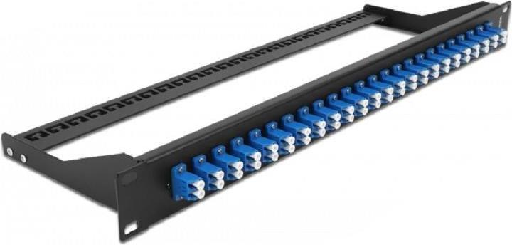 Actual product image Delock 19? FO Patch Panel 24 Port LC Duplex blue