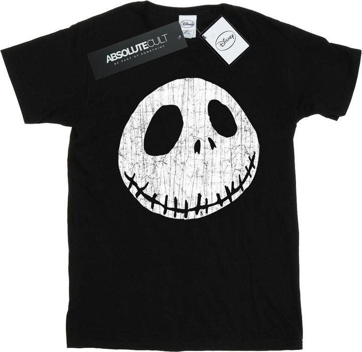 Immagine prodotto Disney Nightmare Before Christmas Jack Cracked Face Maglietta Ampia Donna (XL)