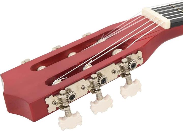 Produktbild VidaXL 8 Piece Classical Guitar Beginner Set (Akustik Gitarren Set, Nylon, Lindenholz, Hartplastik)