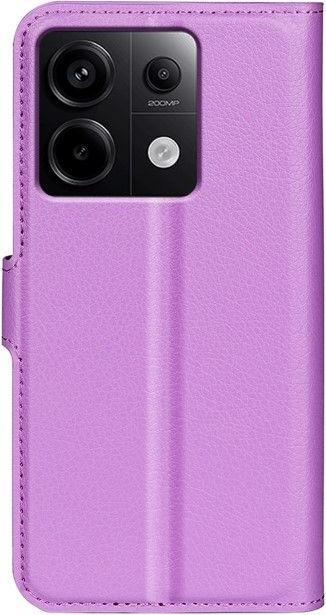 Actual product image MU Classic Litchi Leather Bookcover Series (Xiaomi Redmi Note 13 Pro 5G)