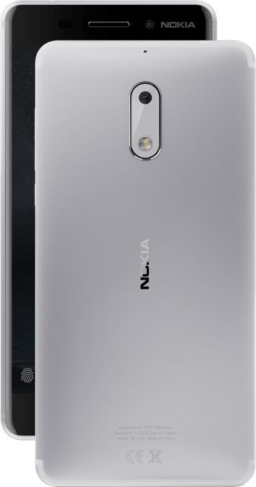 Immagine prodotto Nokia 6 (32 GB, Argento, 5.50", Doppia SIM Ibrida, 16 Mpx, 4G)