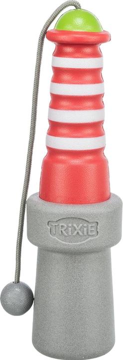 Immagine prodotto Trixie Giocattolo galleggiante Aqua Toy Lighthouse 20 cm, arancione, grigio (Gioco da masticare per cani)
