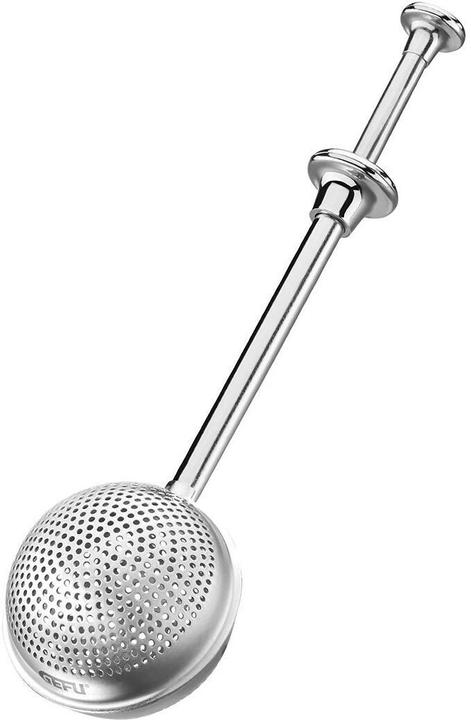 GEFU Teefilter T-Ball Silber, Material: Edelstahl, Kunststoff