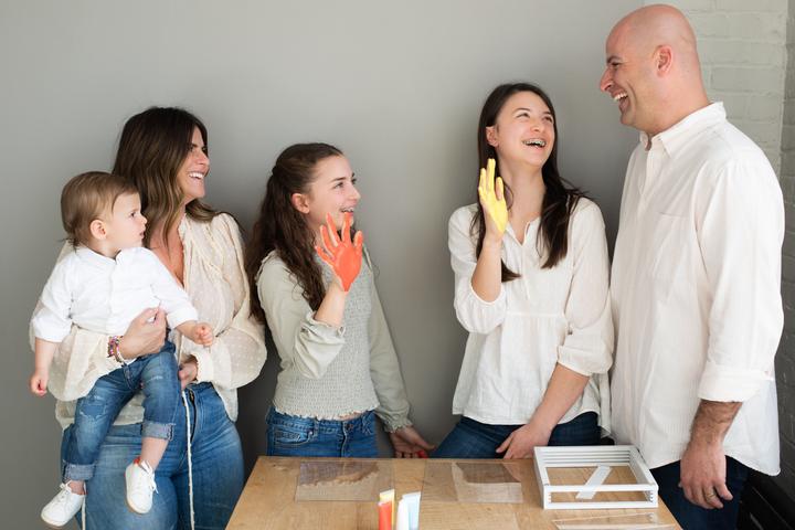 Produktbild Pearhead Handabdruckrahmen Familie