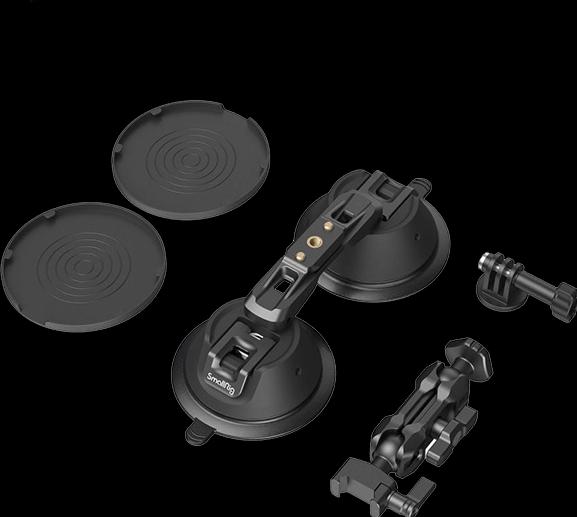 Actual product image SmallRig Bracket Port. Dual Suction Cam Mount SC-2K (Various video accessories)