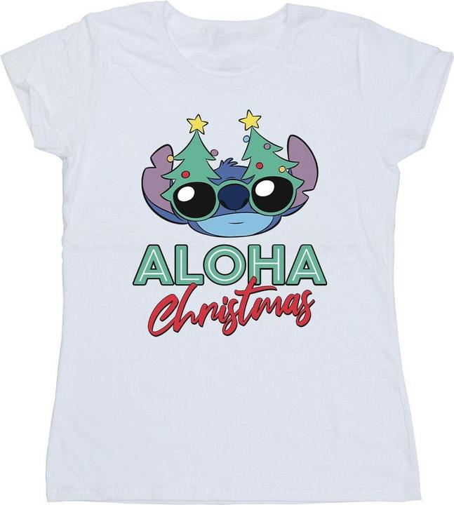 Produktbild Disney Lilo And Stitch Christmas Tree Shades TShirt (M)