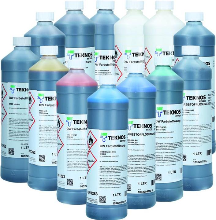 Actual product image Teknos Dyestuff solutions (Turquoise blue, 1 l)