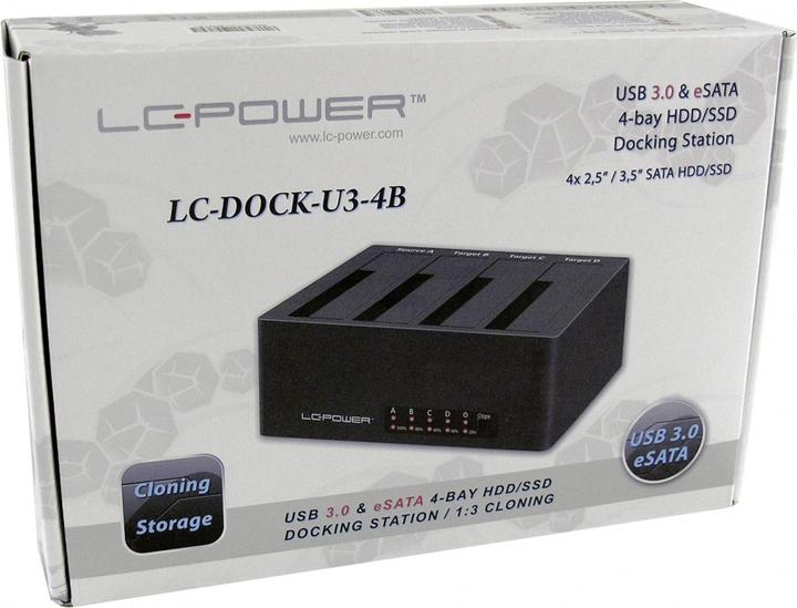 Image du produit LC-Power LC-Dock-U3-4B (USB-C, 4 Ports)