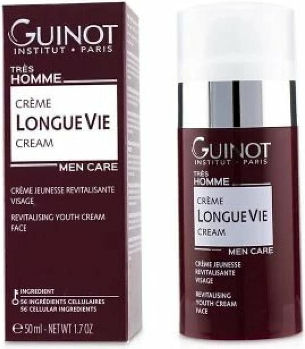 Actual product image Guinot Trés Homme Longue Vie Homme Revitalising Face Care for Men 50ml (50 ml, Day cream)