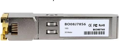 Produktbild BlueOptics Kompatibler Extreme Networks AA1403043-E6 BO08J78S6 SFP+ Transceiver, Kupfer RJ45, 10GBASE-T, 30 Me