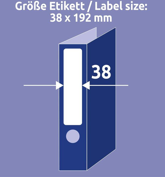 Produktbild Avery Recycling Ordner-Etiketten, Home Office, Kleinpackung
