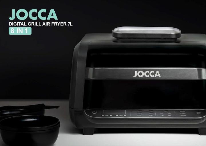 Jocca 8i1 grill airfryer & dehydrator 7 litre 1700 watt